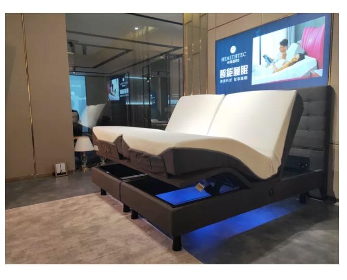 Customize Split Electrical Bed Frame, Memory Foam/Latex Mattress ...