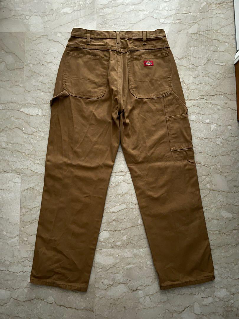 Dickies Dickies Dc Carpenter Pant Stone Washed Brown Duck Trousers :  Snowleader