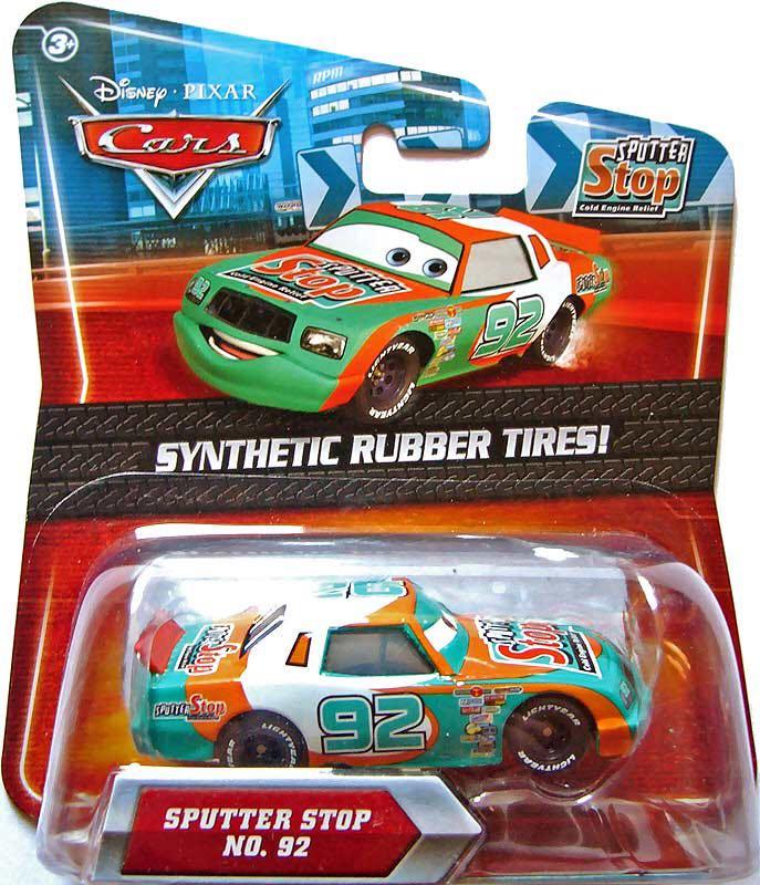 Disney Pixar Cars Mattel Synthetic Rubber Tires Sputter Stop Piston Cup Racers