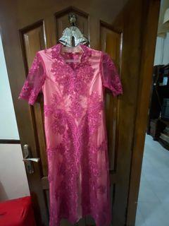 Dress Brokat Pink