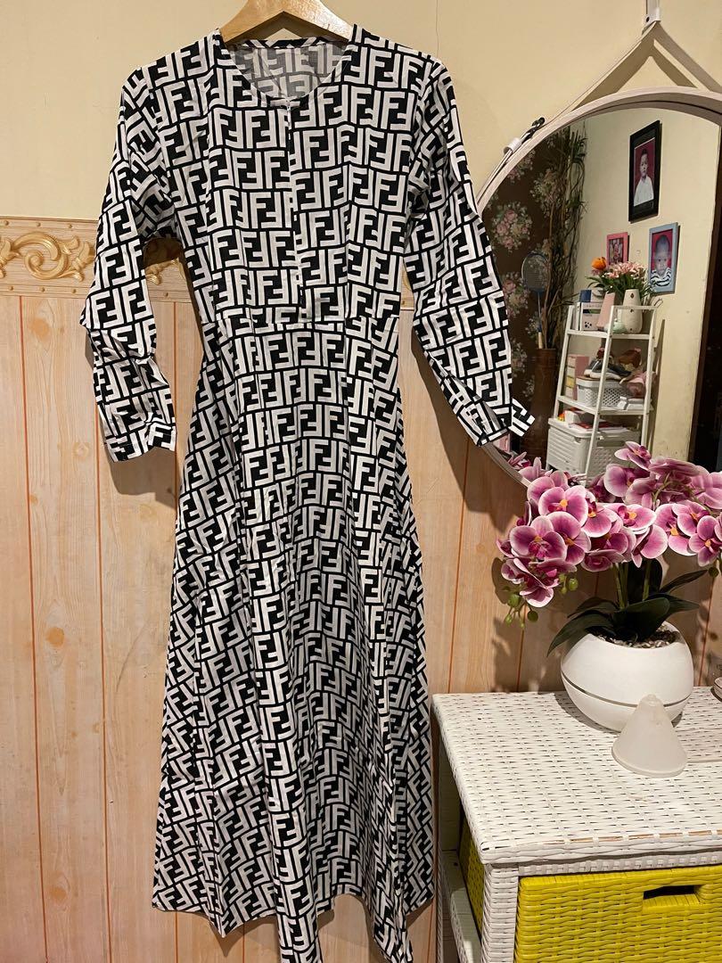 Baju dress fendi cheap