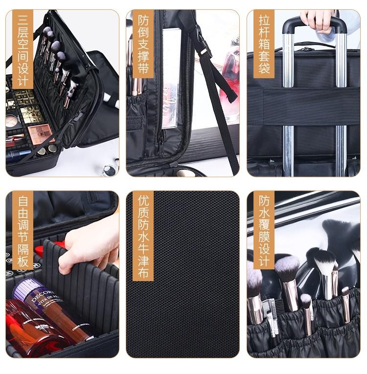 Extra large makeup organizer bag 2025