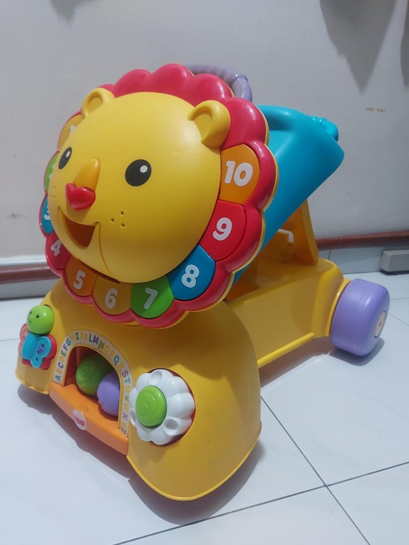 Fisher Price 3 in 1 Sit Stride Ride Lion Babies Kids Infant Playtime on Carousell
