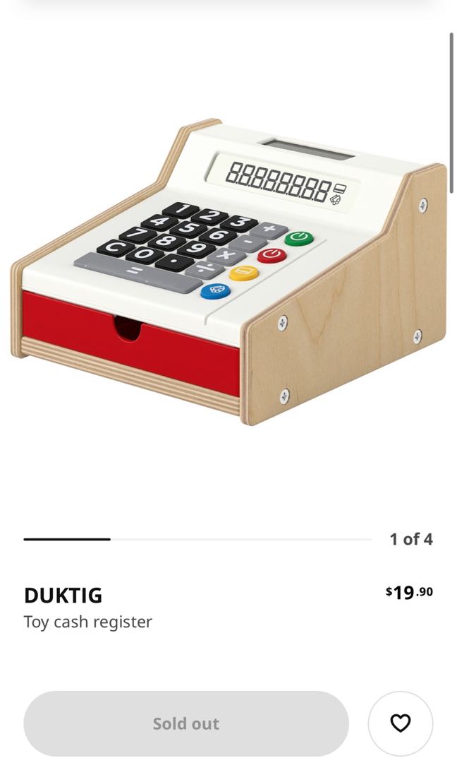 Ikea toy register sales