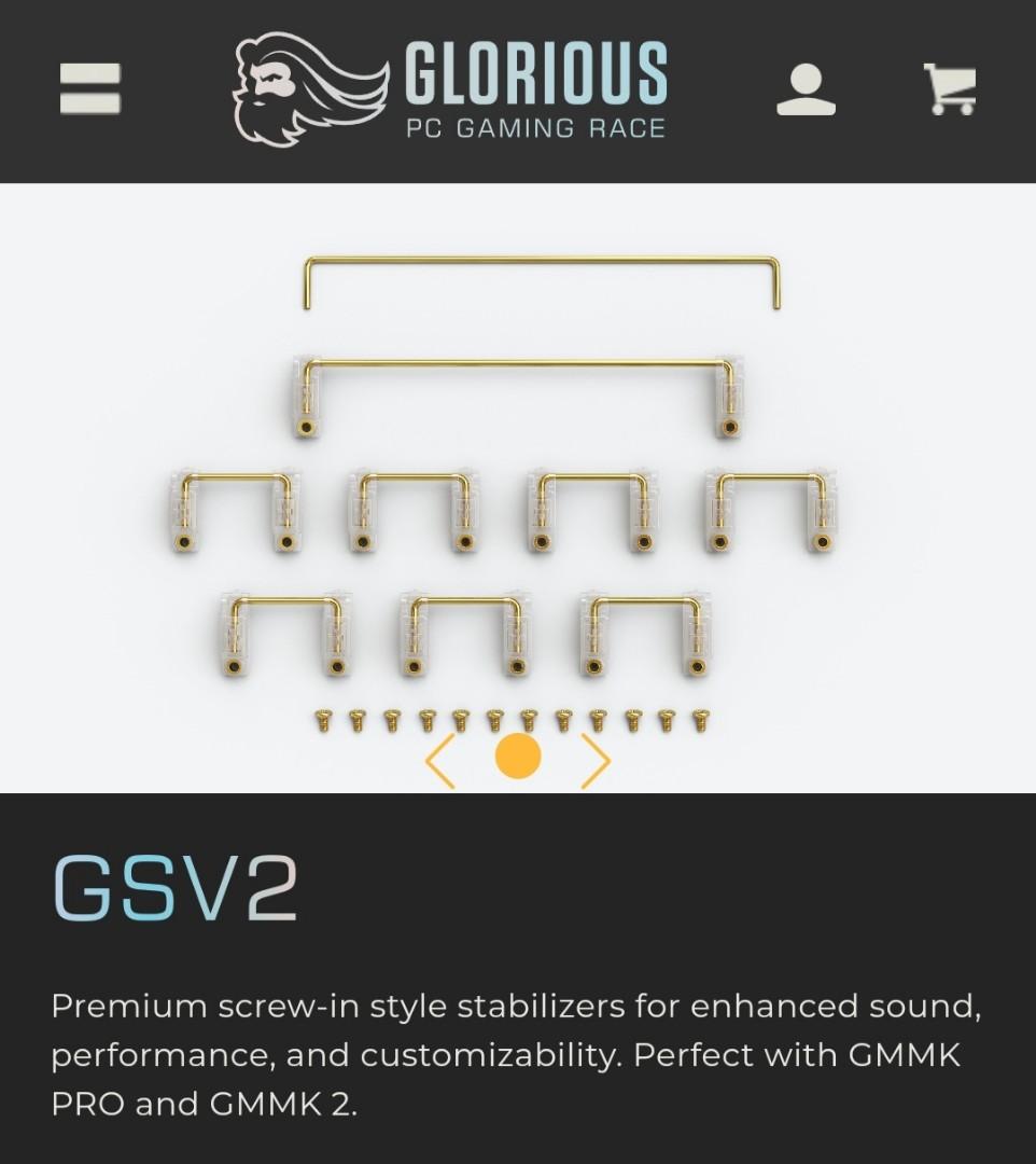 Glorious stabilizer V2 (gsv2) gmmk pro upgrade, Computers & Tech, Parts & Accessories, Computer