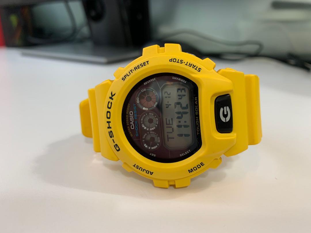 G-Shock Casio G-6900A Yellow 黃色, 男裝, 手錶及配件, 手錶- Carousell