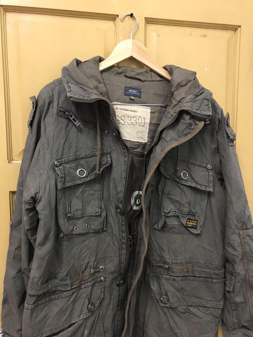 Raw 3301 army jacket store