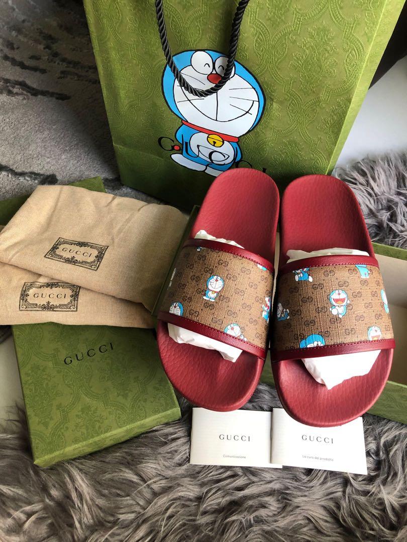 Gucci doraemon slides online