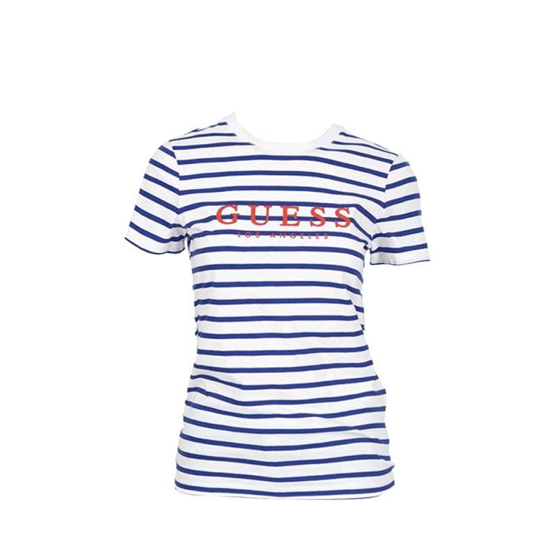 GUESS blue striped shirt