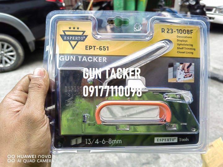 Gun Tacker (1008F) (Category: Construction Tools & Equipment) located in Manila. Submitted by joeyroque09 (Listing ID 1154598580, Image 2). Description: TAKEZO INDUSTRIAL SUPPLY Manila Branch Address: Mayhaligue St. Abad Santos, Tondo, Manila Cavite Branch Address: 126 Medicion 2B, Imus City, Cavite.