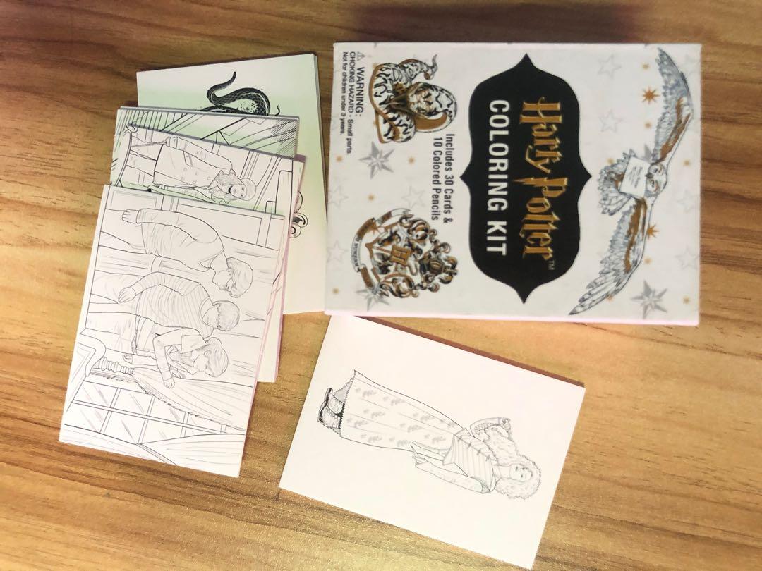 Harry Potter Coloring Kit, Hobbies & Toys, Stationary & Craft, Art ...
