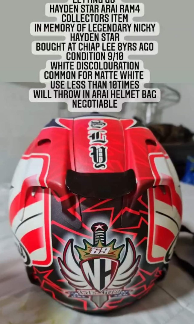 HAYDEN STAR ARAI RAM4, Motorcycles 
