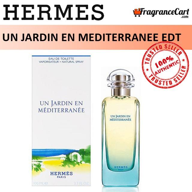 Hermes Un Jardin en Mediterranee EDT for Unisex 50ml 100ml Tester