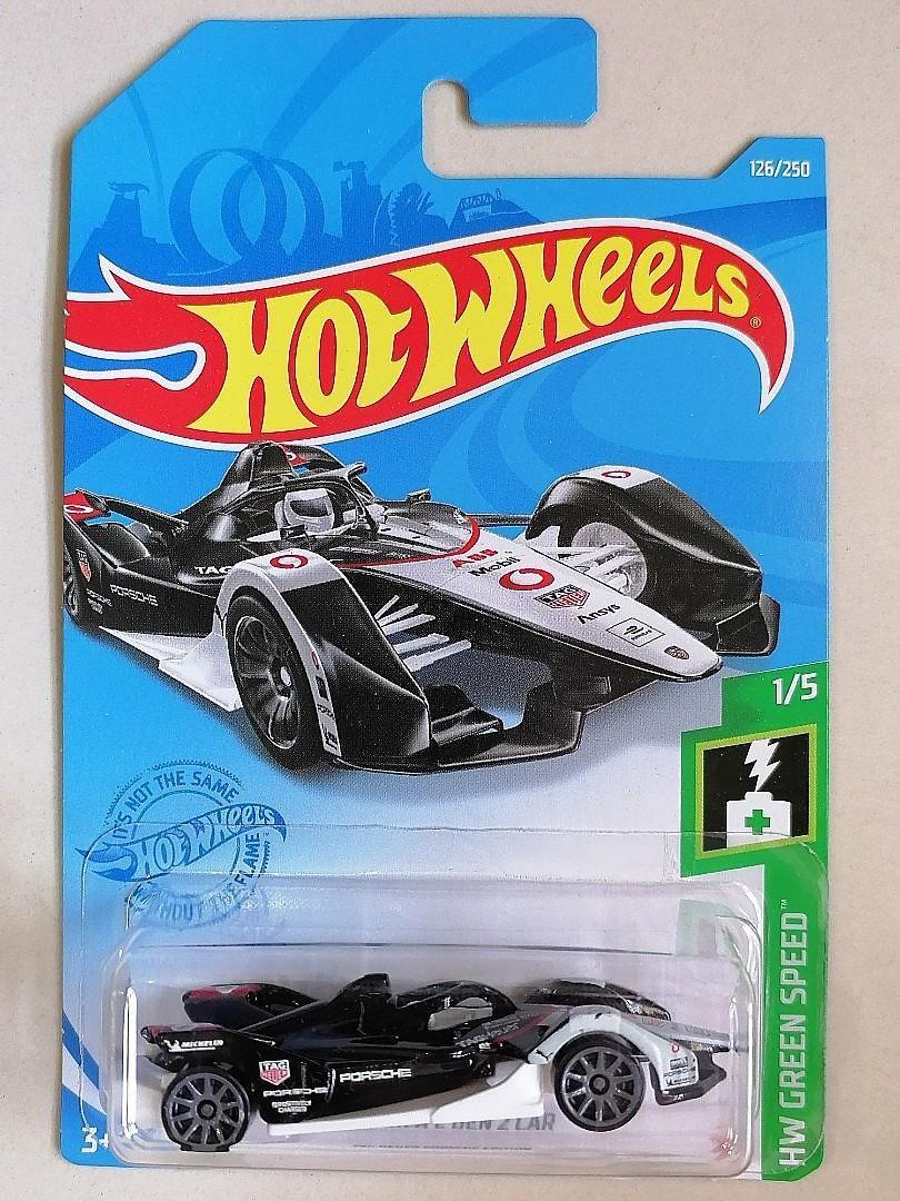 Hot Wheels 2021 HW Green Power Formula E Gen 2 Car Black