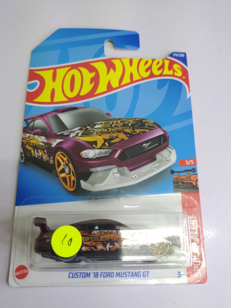 Custom 18 ford sales mustang gt hot wheels