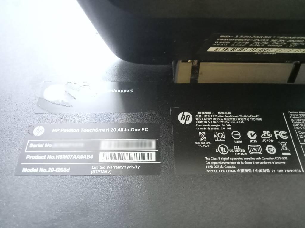 HP Pavilion TouchSmart 20 AllinOne PC Not working well, Computers