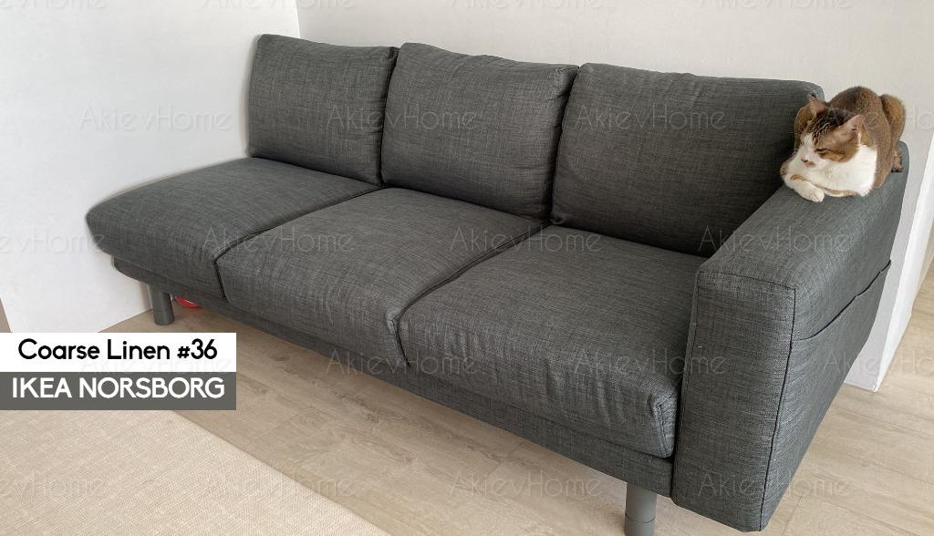 Ikea NORSBORG Sofa cover Custom Made NORSBORG 2 seat 3 seat chaise lounge sofa cover IKEA sofa cover custom made