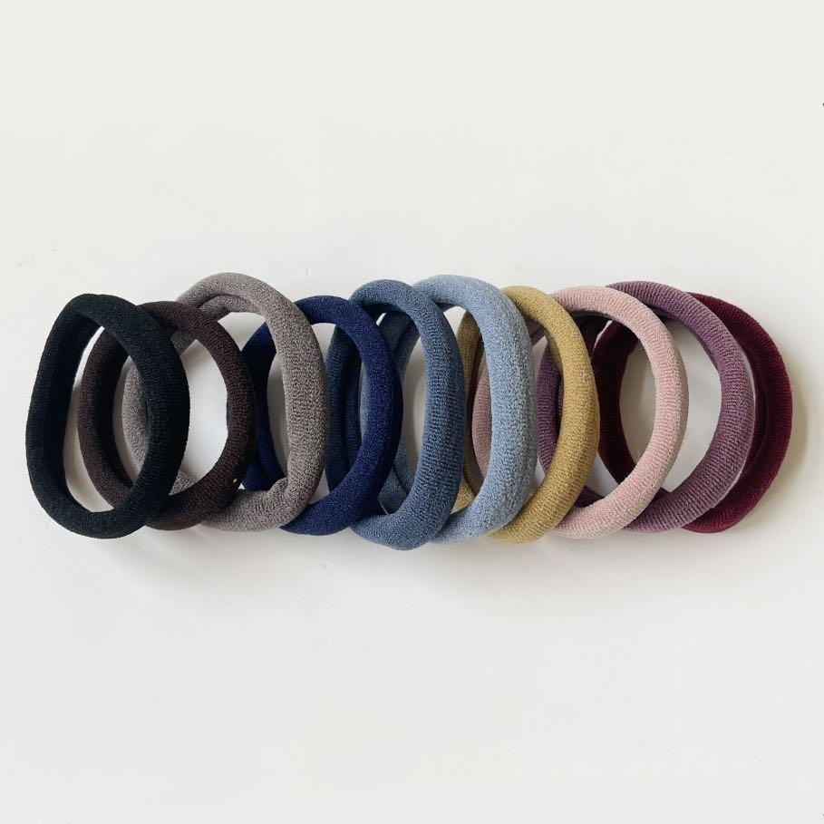 INSTOCK] 10Pcs Pack Rubber Band Soft Hair Band Basic Elastic ...