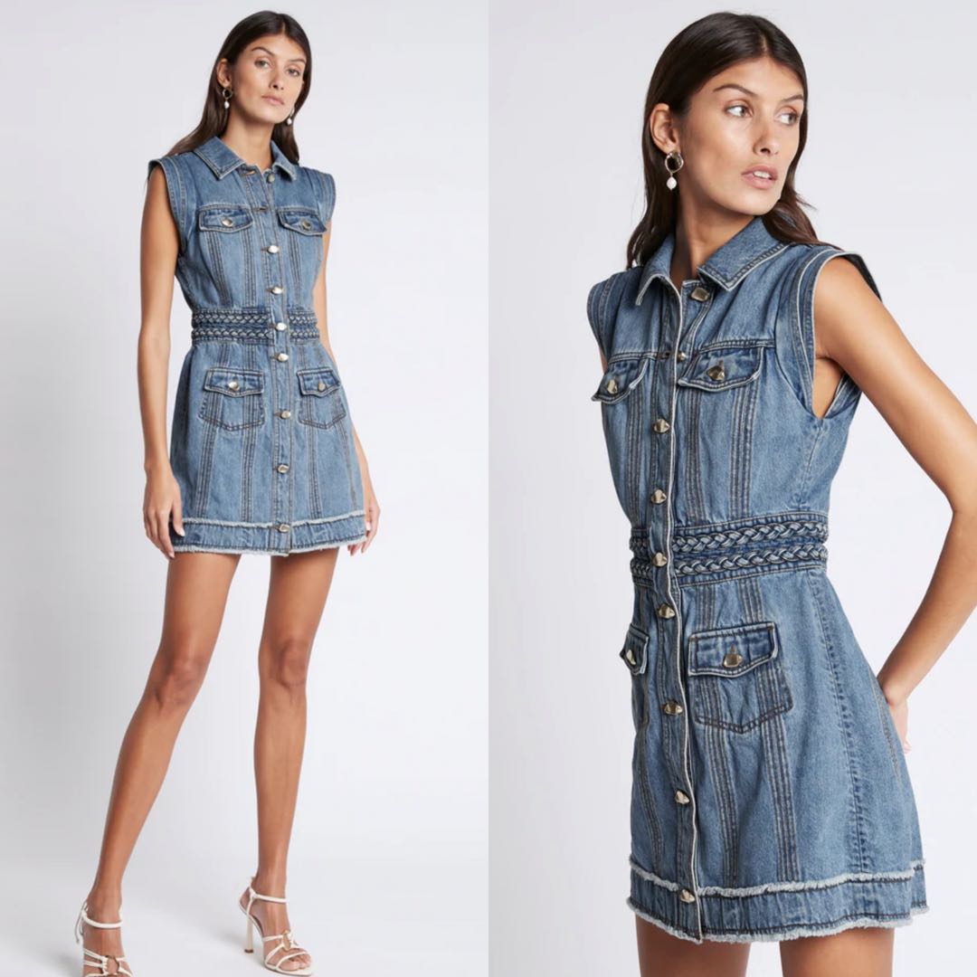 Aje denim dress cheap