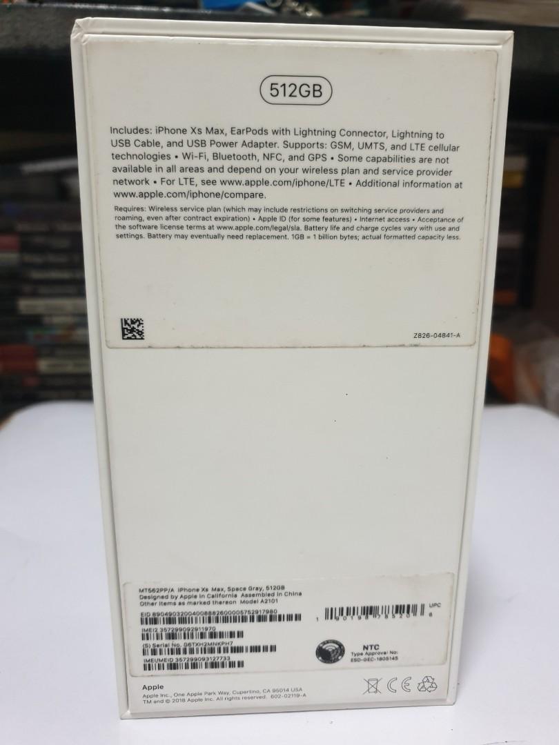 Iphone XS Max Phone Box Only (Category: iPhone X Series) located in Quezon City. Submitted by itemsforadoption (Listing ID 1154670844, Image 3). Description: Item: Iphone XS Max phone box Price: 400 Item description: Original phone box for the Iphone XS Max. This is just the box and manual. No phone is inside. You can use this for display Mode of delivery/shipping: Grab, Lalamove, shopee Mode of payment: Bank transfer to aub or bdo, gcash, paymay