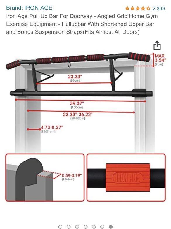 Pull up hotsell bar iron age