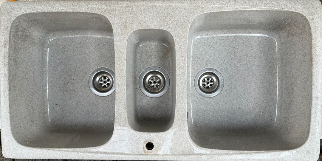 Italy made granite sink, Furniture & Home Living, Bathroom ...