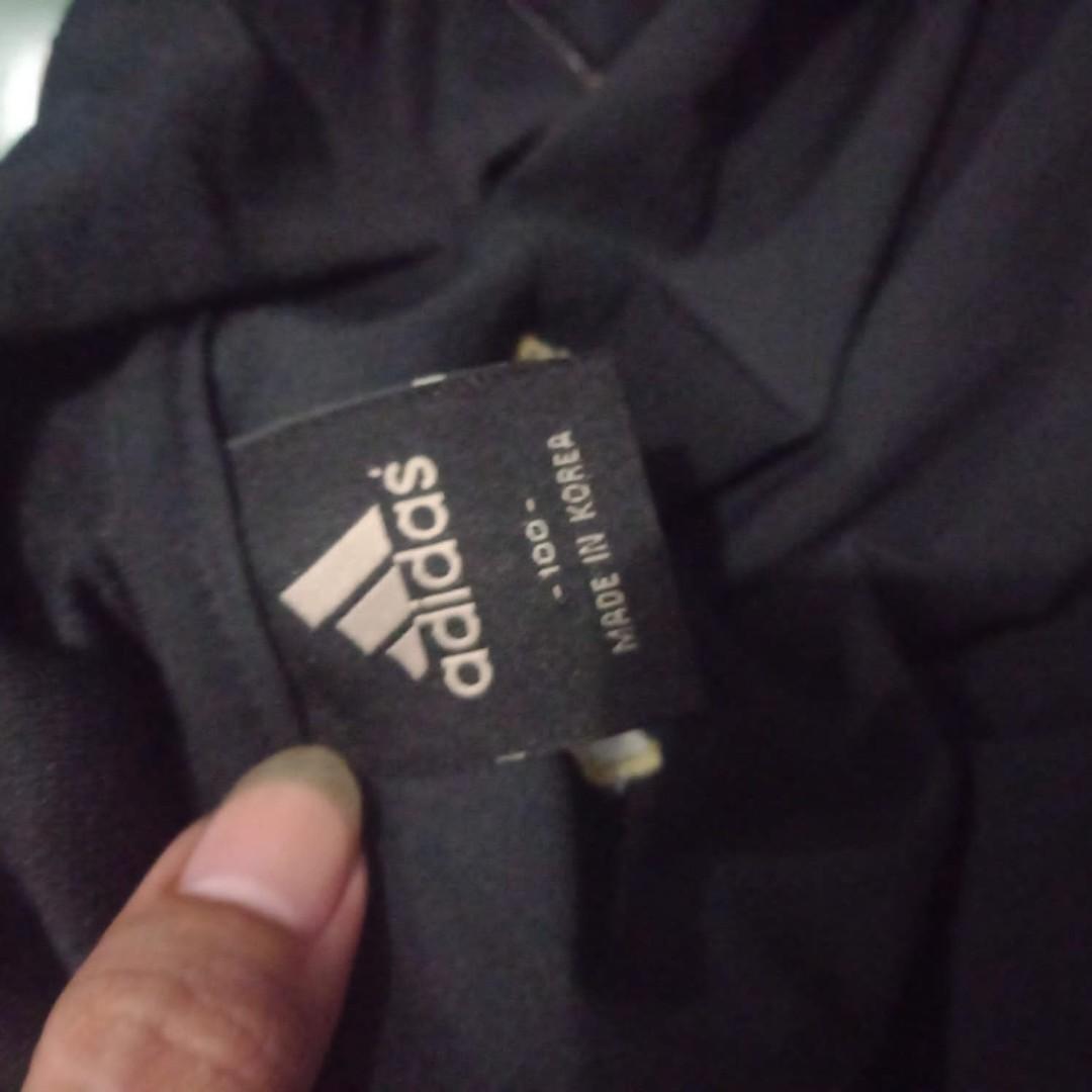 JAKET ADIDAS ORIGINAL made in korea, Barang Mewah, Pakaian di Carousell