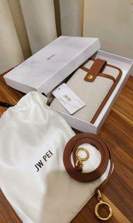 JW PEI Mini Flap Bag - Ivory, Fesyen Wanita, Tas & Dompet di Carousell