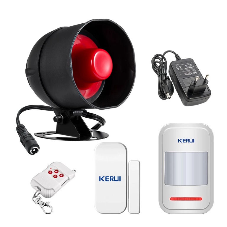 KERUI Standalone Security Alarm System Wireless Siren Motion Sensor