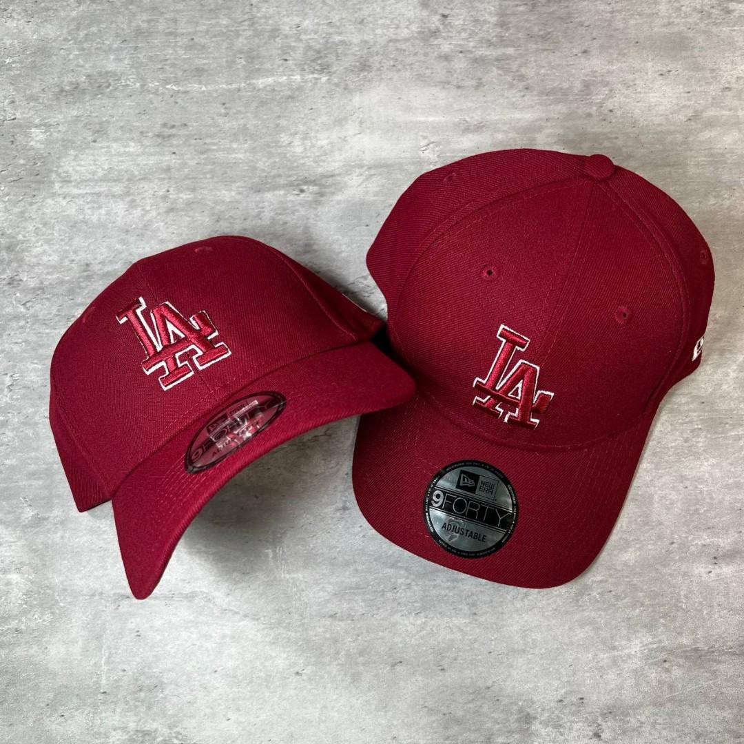 LA DODGERS POP OUTLINE RED 9FORTY CAP 