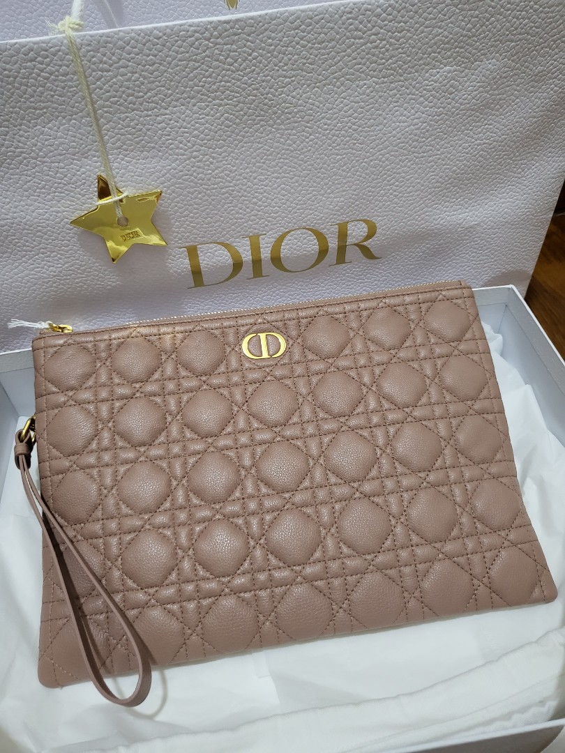 Shop Christian Dior DIOR CARO POCHETTE DAILY LARGE DIOR CARO by sweetピヨ