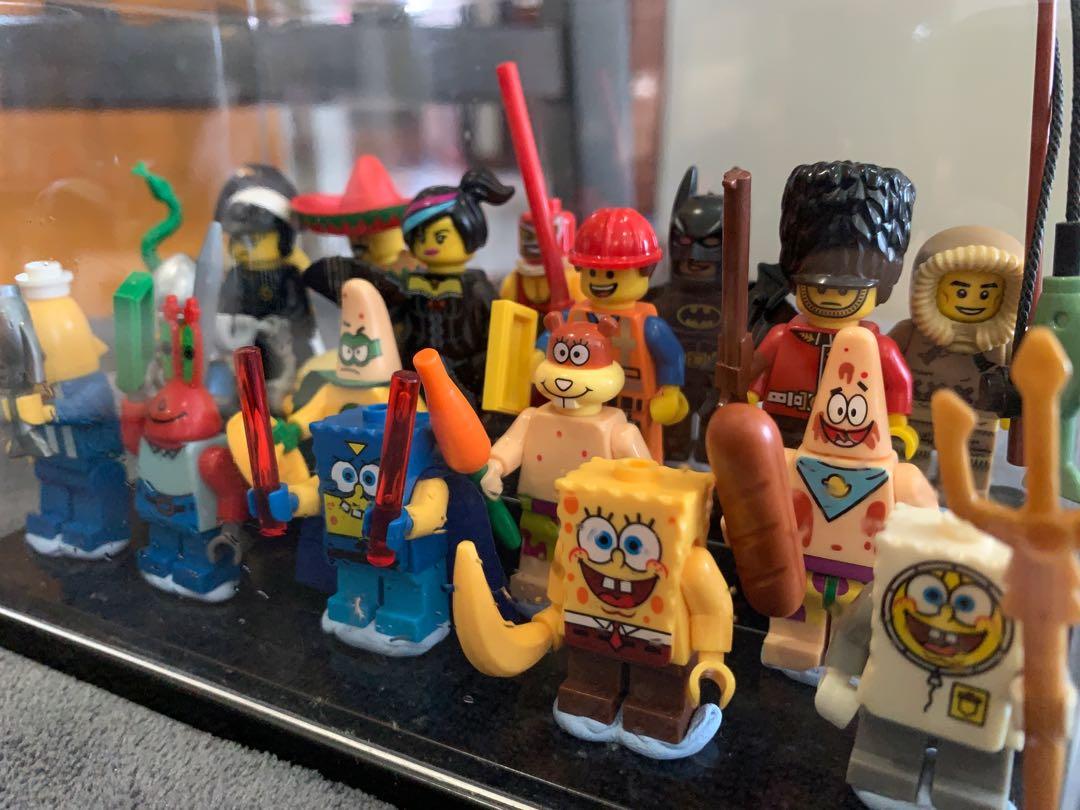 Lego look alike brick toy figurine Spongebob SquarePants Lego city