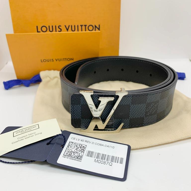 LOUIS VUITTON M0087Q DAMIER INITIALES REVERSIBLE BELT 227006815