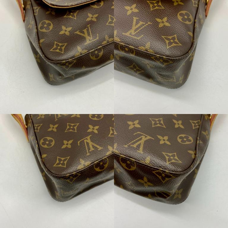 Louis Vuitton Monogram Mini Looping M51147 Brown Cloth ref.1030954