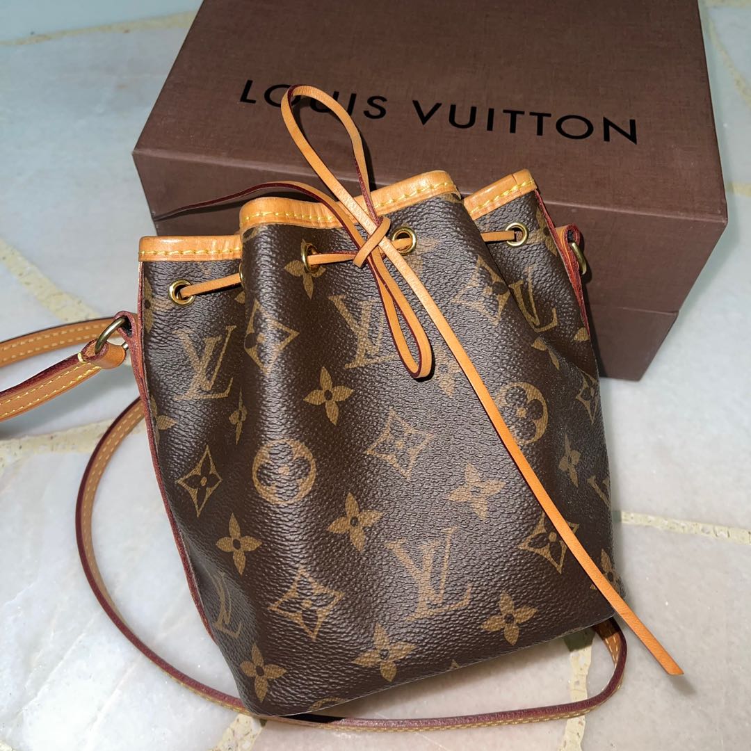 Lv Nano Noe Monogram, Luxury, Bags & Wallets On Carousell