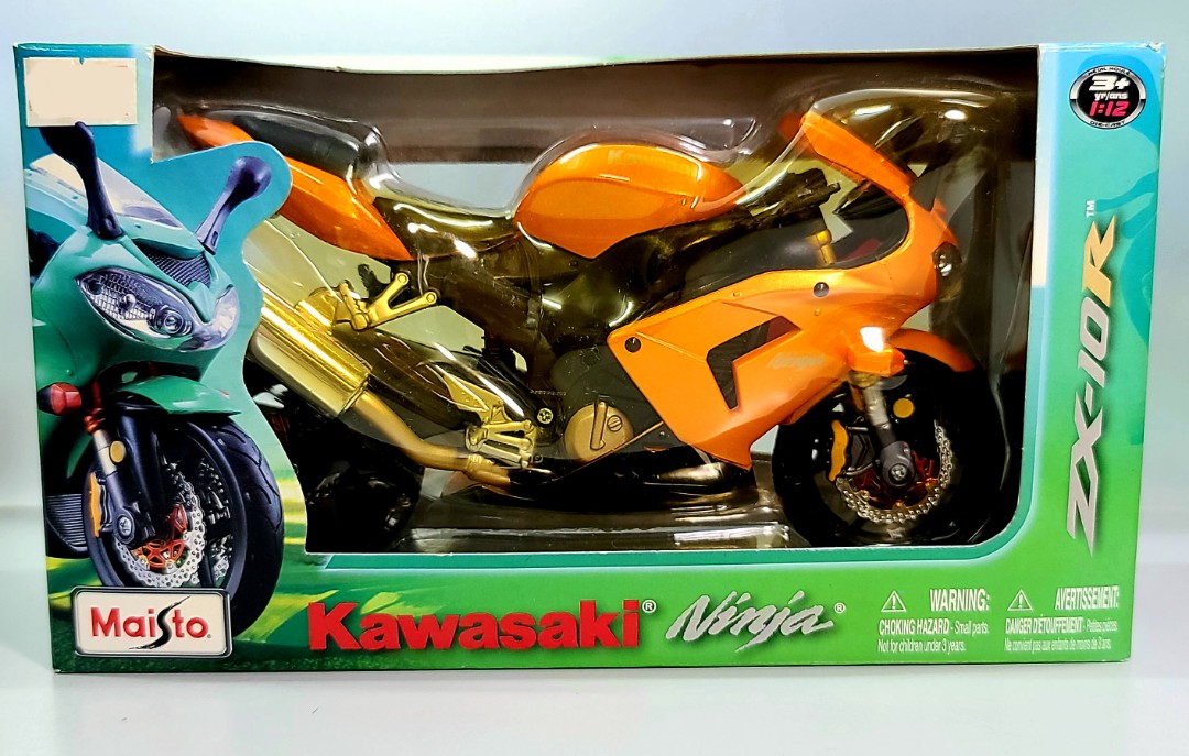 Maisto 1/12 Kawasaki Ninja ZX-10R, Hobbies  Toys, Toys  Games on Carousell
