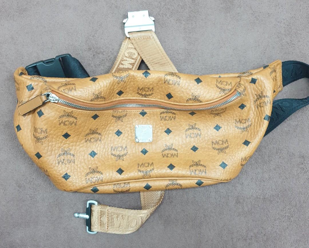 Mcm bum bag best sale small