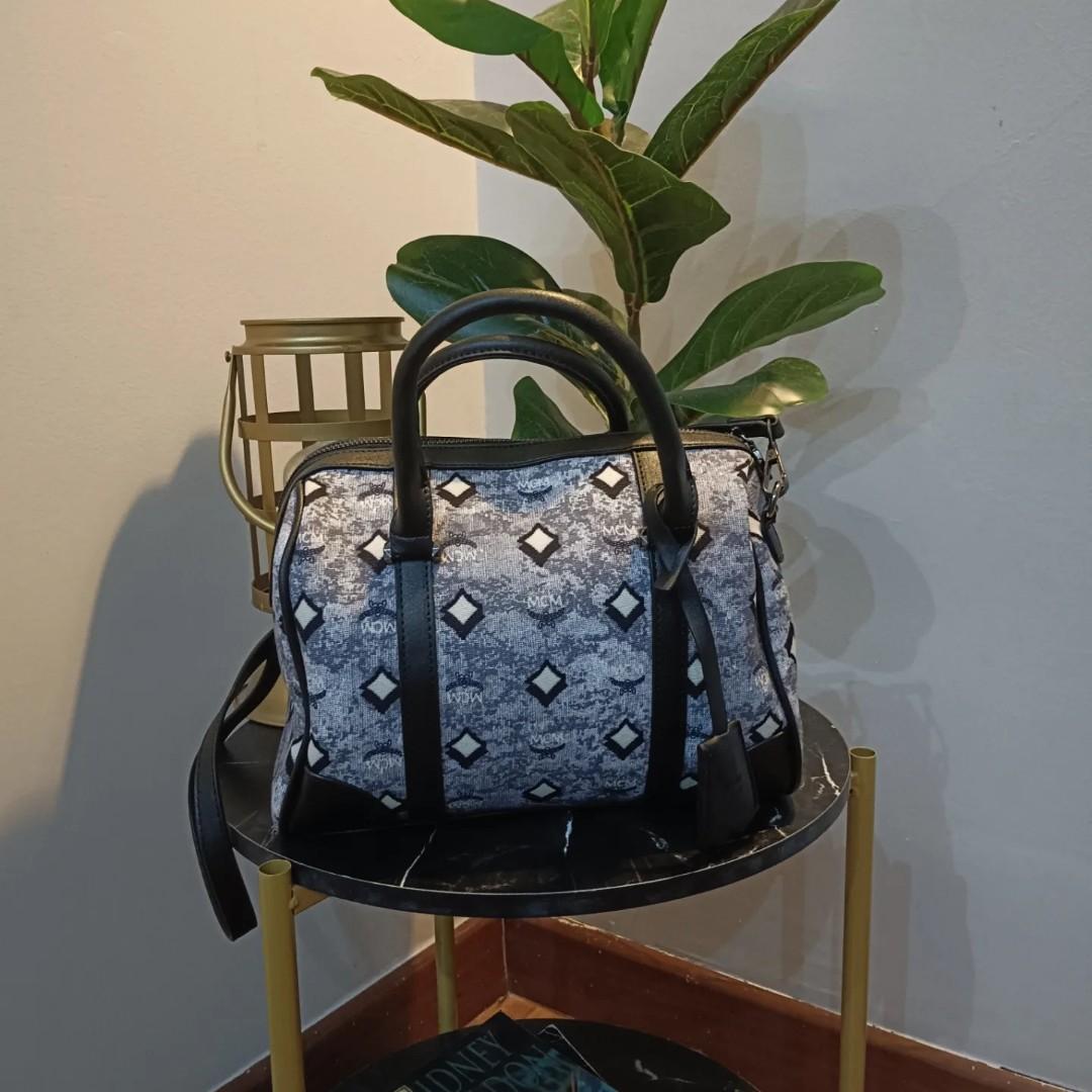 Mcm bowling bag cheap