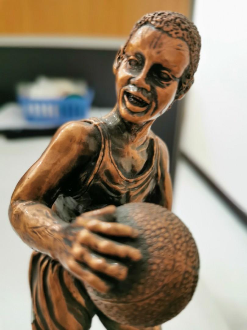 Metal Basketball figurine (Category: Figurines & Statues) located in Manila. Submitted by ryanf888 (Listing ID 1154587789, Image 1). Description: 4 inches base 7 inches height For all basketball aficionados there!.