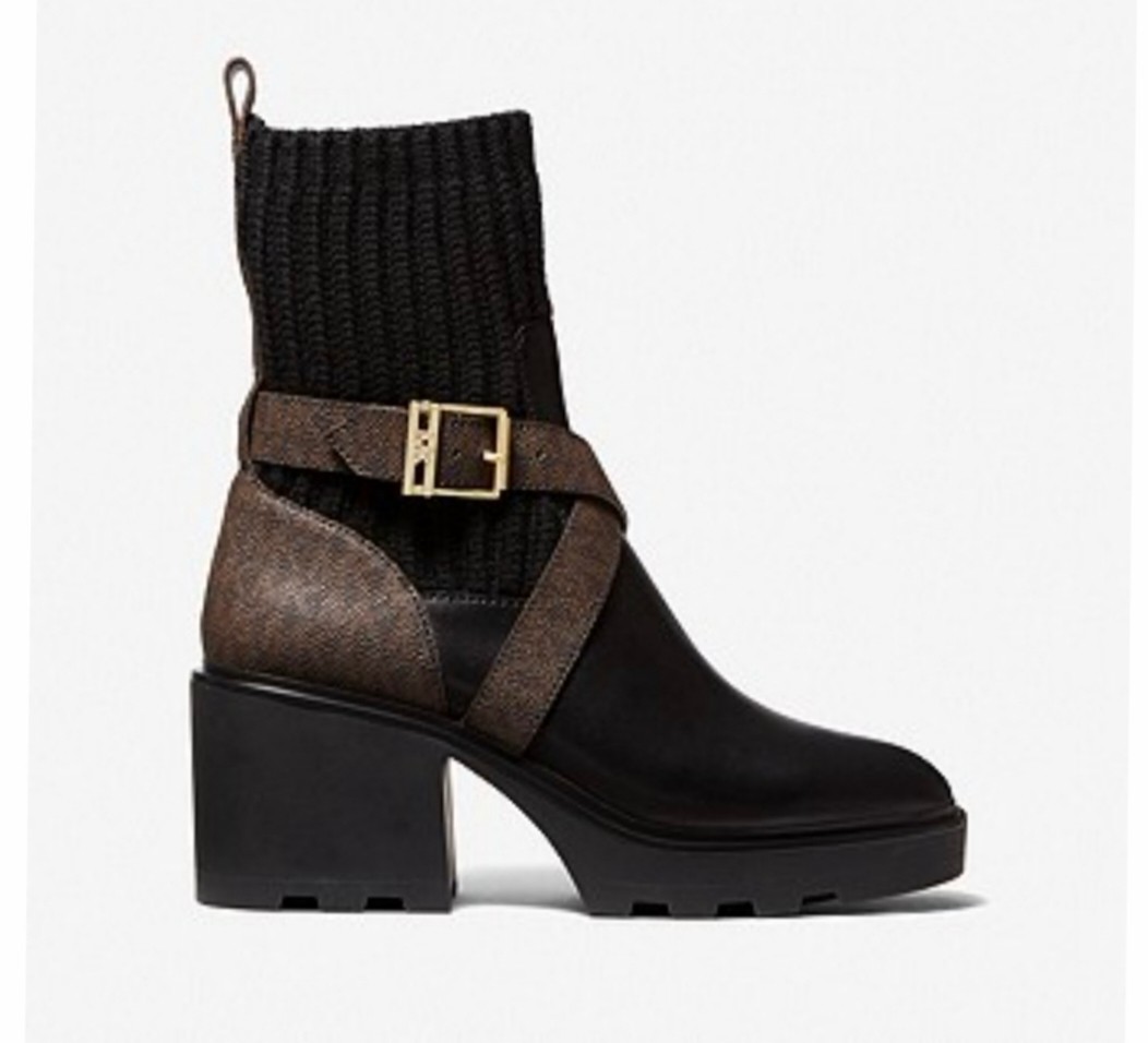 michael kors logo ankle boots