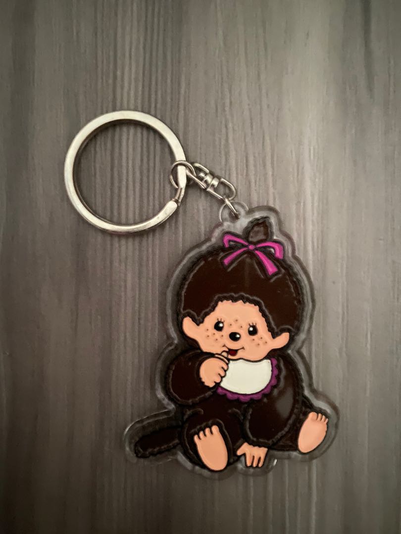 Monchhichi keychain, Everything Else on Carousell