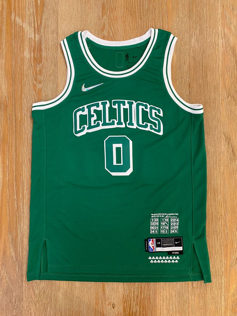 NWT Authentic NBA Nike 2022 2023 City Boston Celtics Jayson Tatum Jersey 52  SEWN