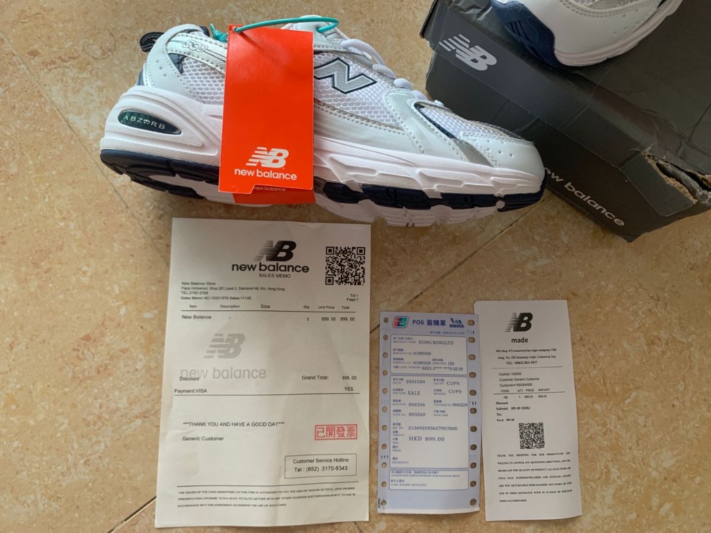 New Balance 530 UK 8 US 9 size white