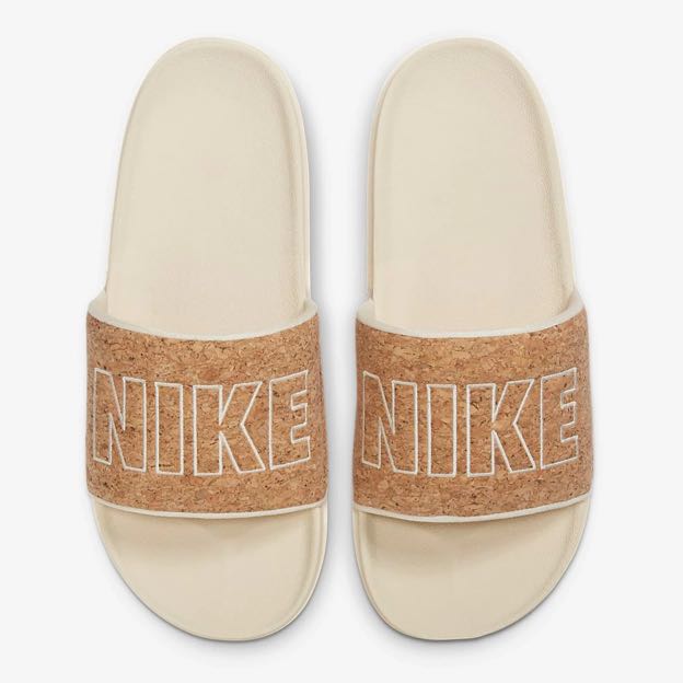 cork nike slides