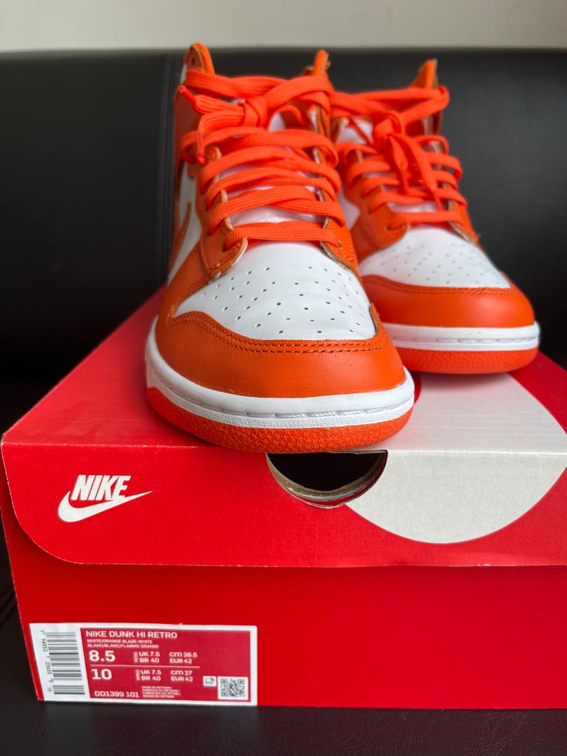 dunk high orange blaze