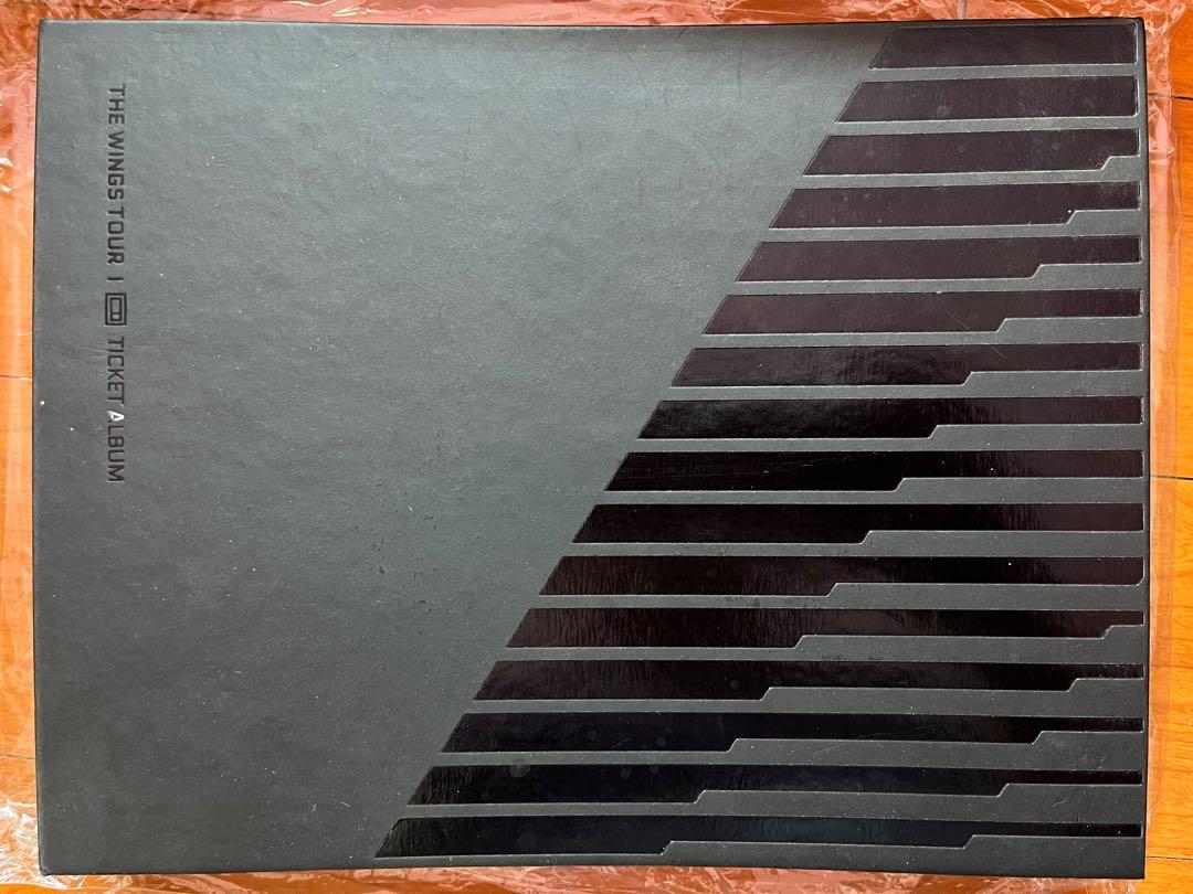 Official BTS The Wings Tour Ticket / Binder Album, Hobbies & Toys