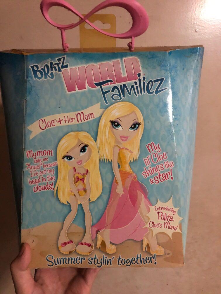  Bratz World Familiez Cloe and Mom (Polita) : Toys & Games