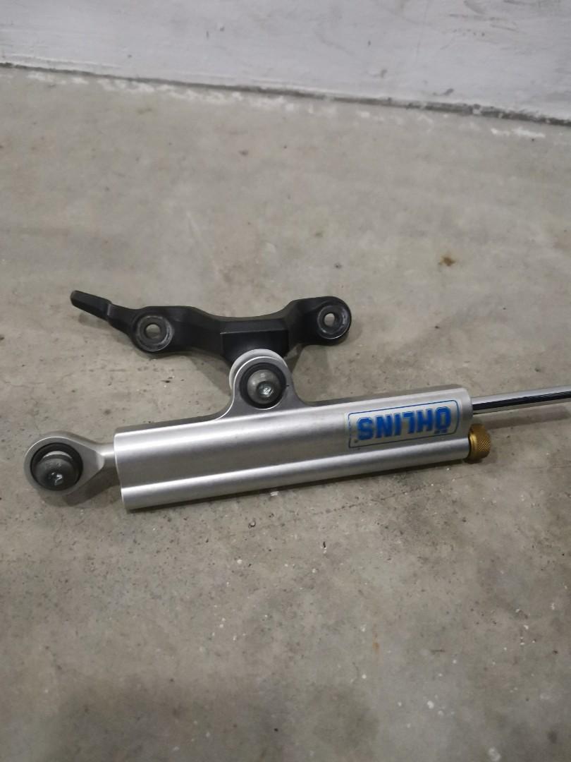 ORIGINAL OHLINS STEERING DAMPER FOR KAWASAKI ZX6R 0912 WITH BRACKET