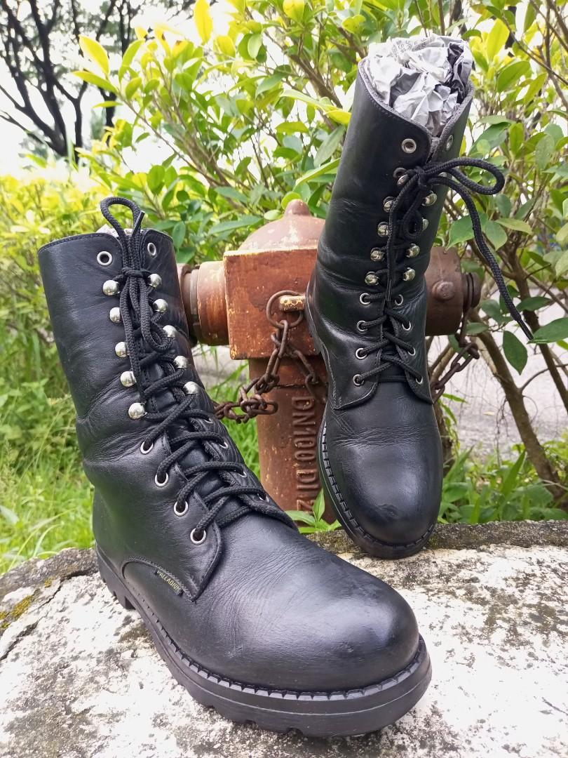 PALLADIUM BOOTS LEATHER HIGHCUT