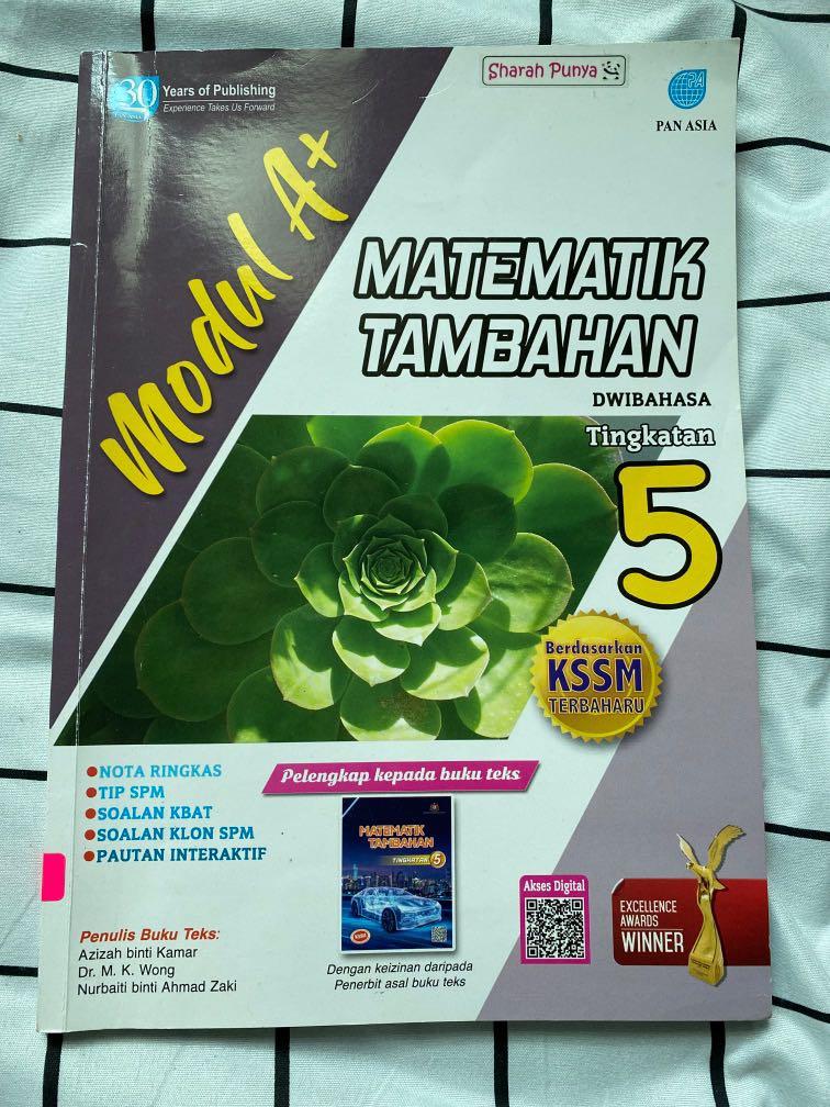 Pan Asia Modul A Matematik Tambahan Tingkatan 5 Spm Hobbies Toys Books Magazines Textbooks On Carousell